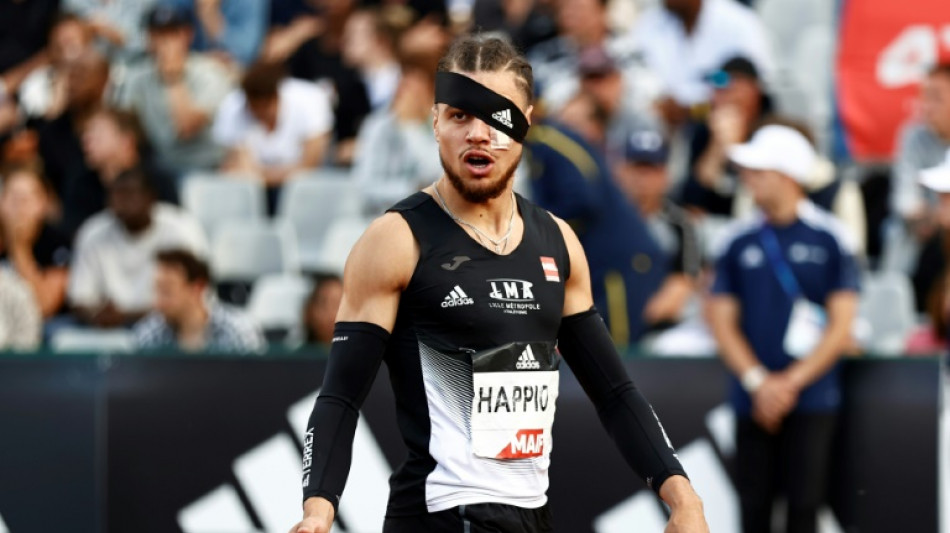 Athl&eacute;tisme: Frapp&eacute; puis sacr&eacute; champion, le choc Wilfried Happio &agrave; Caen