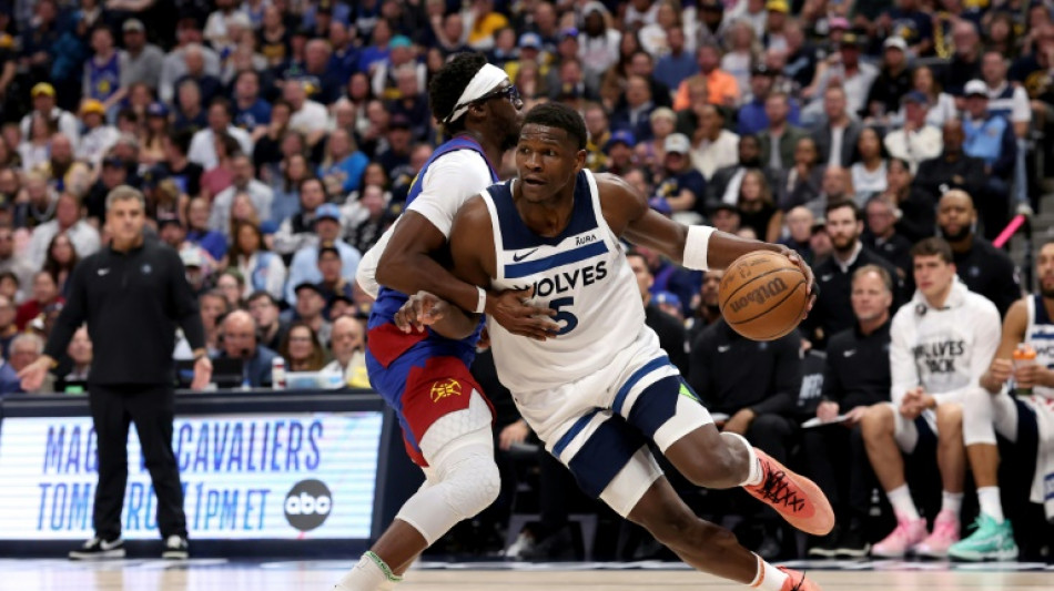 Play-offs NBA: Minnesota et Edwards frappent d'entr&eacute;e &agrave; Denver