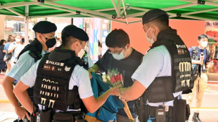 Gro&szlig;es Polizeiaufgebot in Hongkong unterbindet Gedenken an Tiananmen-Massaker