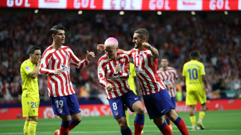 Atletico overtake Real Madrid with Cadiz rout