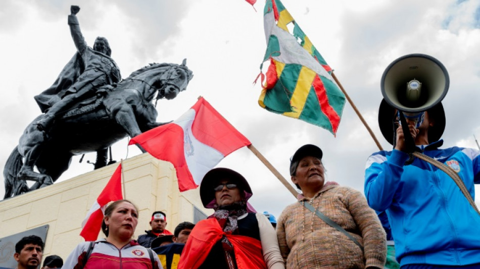 La plaza Tupac Amaru en Cusco, punto neur&aacute;lgico de la movilizaci&oacute;n contra el poder en Per&uacute;