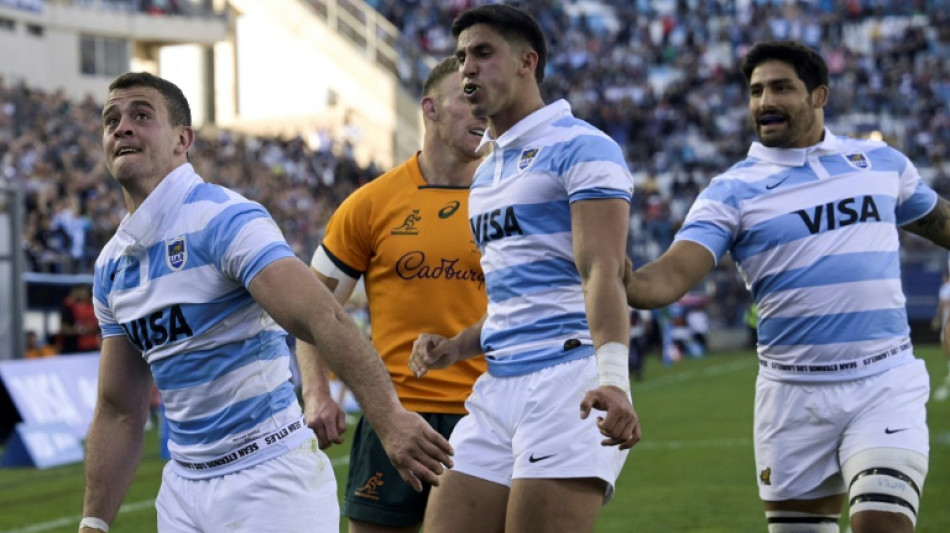 Rugby: l'Argentine prend sa revanche sur l'Australie 48-17 et vire en t&ecirc;te