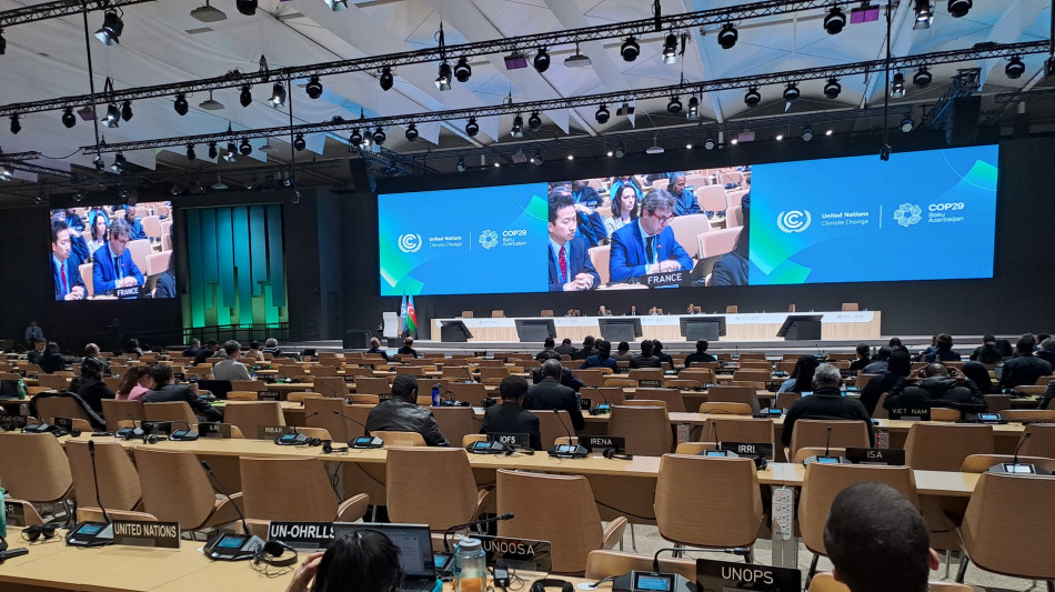 Cina, 'la bozza della Cop29 non &egrave; soddisfacente'