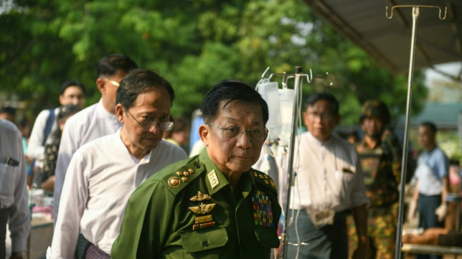 El jefe de la junta birmana viaja a cumbre regional tras el sismo