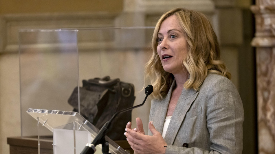 Meloni, Israele rischia di compromettere la soluzione a 2 Stati