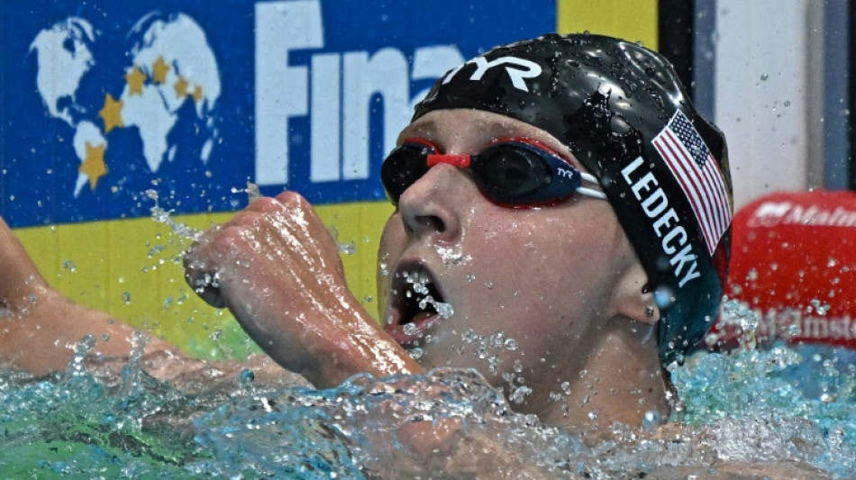 Natation: 17e titre mondial pour l'Am&eacute;ricaine Ledecky, victorieuse du 1500 m nage libre