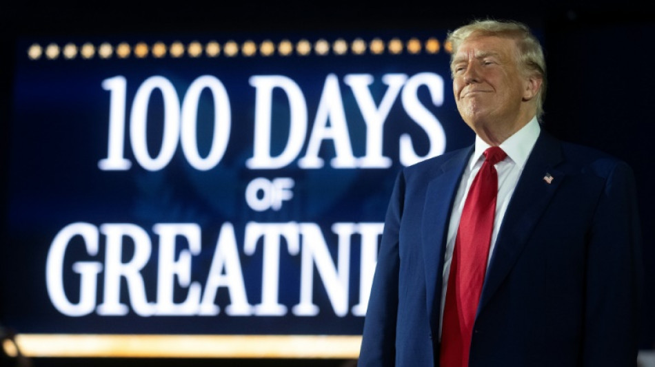 Trump celebrates 100 days in office with campaign-style rally