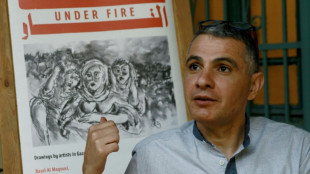 Artistas palestinos exp&otilde;em na Jord&acirc;nia sofrimento da guerra em Gaza