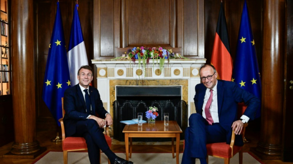 Merz und Macron drohen im Zollkonflikt mit USA mit Gegenma&szlig;nahmen