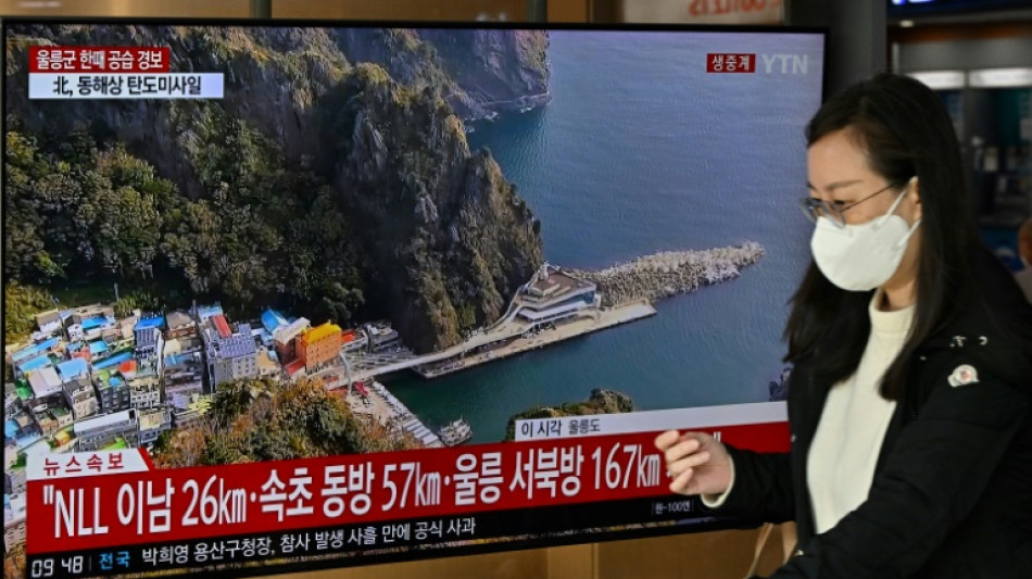 La Cor&eacute;e du Nord tire plus de 10 missiles, le Sud d&eacute;nonce une "invasion territoriale" et riposte