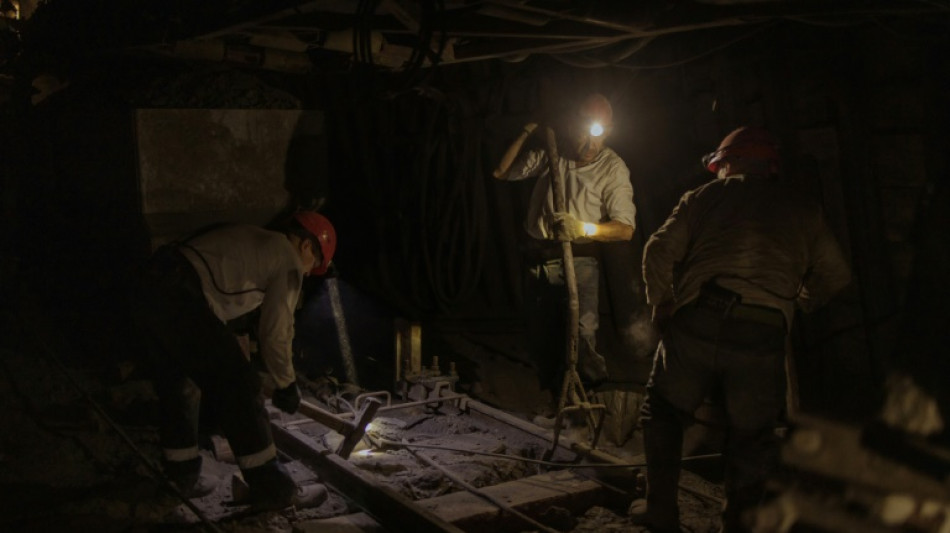 Dans le Donbass, des mineurs de charbon ukrainiens "sur le front de l'&eacute;nergie"