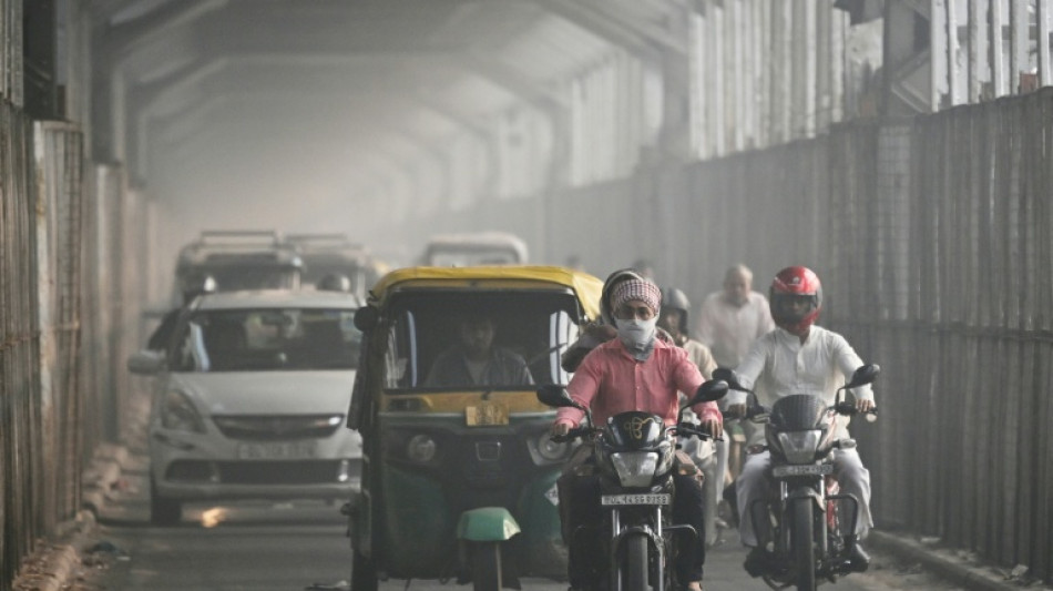 Indian capital chokes after Diwali firework frenzy