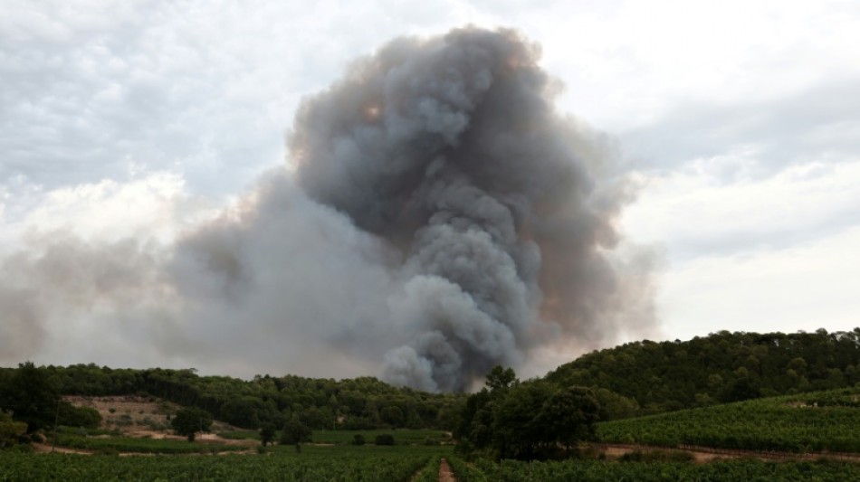 Var: l'incendie reste contenu mais "extr&ecirc;me vigilance" face aux rafales de vent